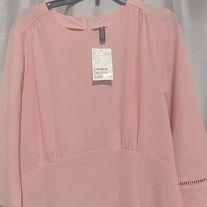 NWT H&M peach/pink dress